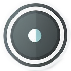 Funcky icon generated by MidJourney that looks like a round shield thing