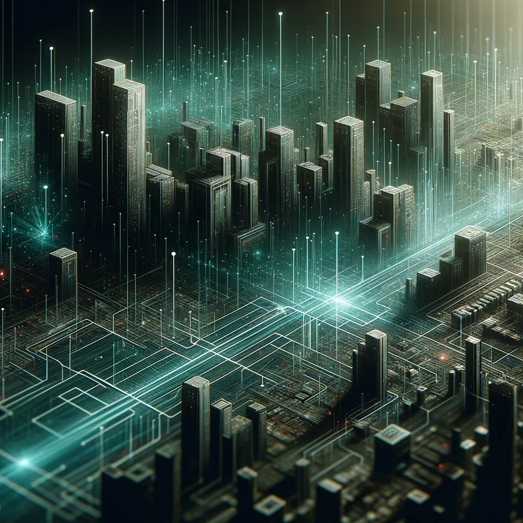 Dark, approachable tech banner showing algorithm flowchart with teal accents, gently complex.