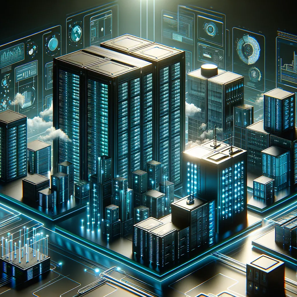 Dark photorealistic tech banner on best practices in modern data warehousing, teal accents.