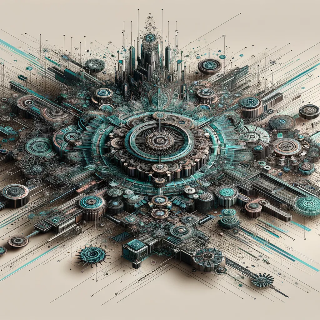 Dark tech banner showing mapped information architecture with clear navigation cues and teal accents.