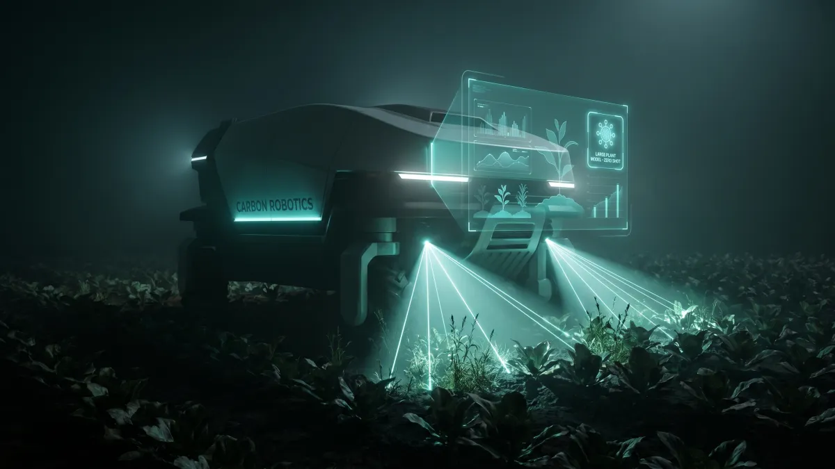How Carbon Robotics' Large Plant Model enables zero-shot autonomous laser weeding
