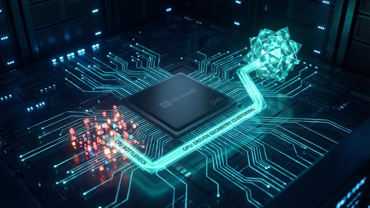 How Microsoft's DXR 2.0 eliminates CPU bottlenecks with GPU-driven geometry clustering