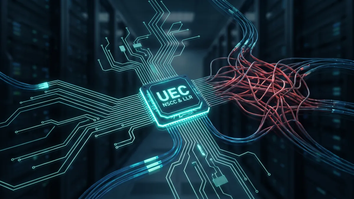 How UEC's NSCC and LLR replace RoCEv2 to fix AI network congestion