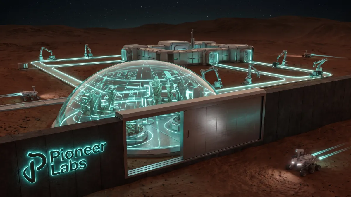 Pioneer Labs unveils Mars Seed biofoundry for autonomous Martian habitat construction
